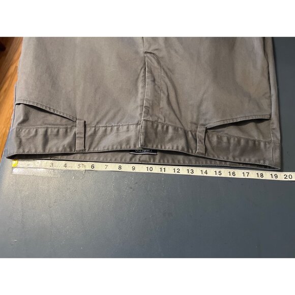 Lands End Womens Mid Rise Straight Leg Pants Gray Size 18 - Picture 2 of 11